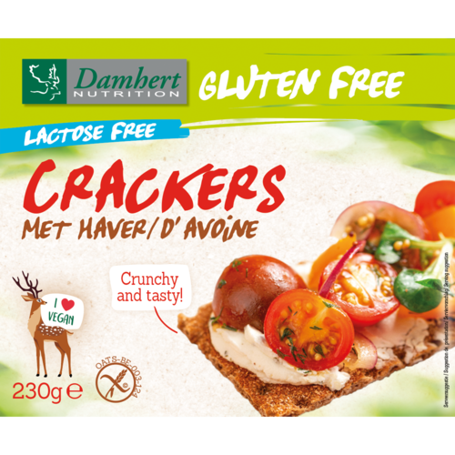 Damhert Crackers met Haver - Glutenvrij