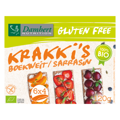 Damhert Krakki's Boekweit Biologisch - Glutenvrij