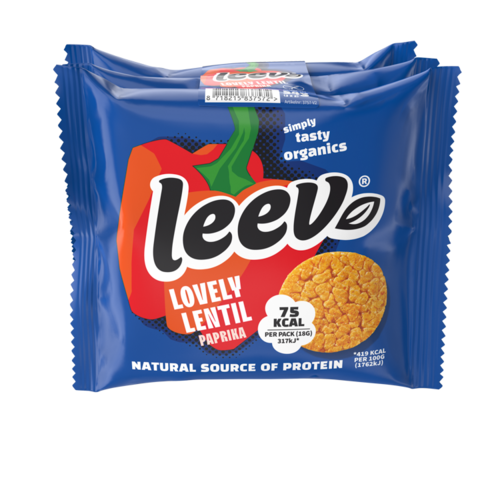 Leev Paprika Lentil Wafels Multipack Biologisch - Glutenvrij