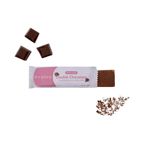 Okono Double Chocolate Energy Bar - Glutenvrij Okono Double Chocolate Energy Bar - Glutenvrij