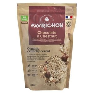 J. Favrichon Knapperige Muesli Chocolade & Kastanje Biologisch - Glutenvrij