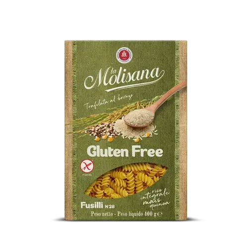 La Molisana Volkoren Fusilli - Glutenvrij La Molisana Volkoren Fusilli - Glutenvrij