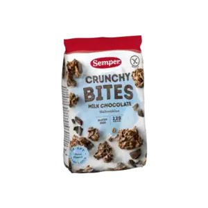 Semper Crunchy Bites Melkchocolade - Glutenvrij