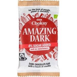 Chokay Pure Chocoladereep Amazing Dark Biologisch - Glutenvrij