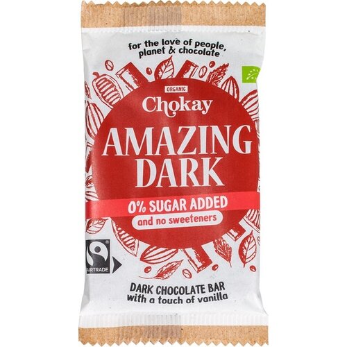 Chokay Pure Chocoladereep Amazing Dark Biologisch - Glutenvrij