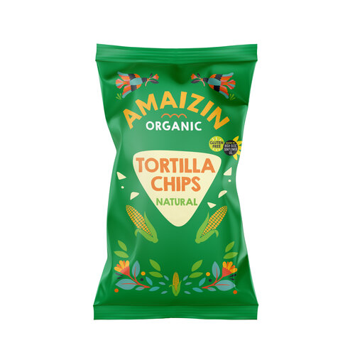 Amaizin Maïschips Naturel 250 gram Biologisch - Glutenvrij