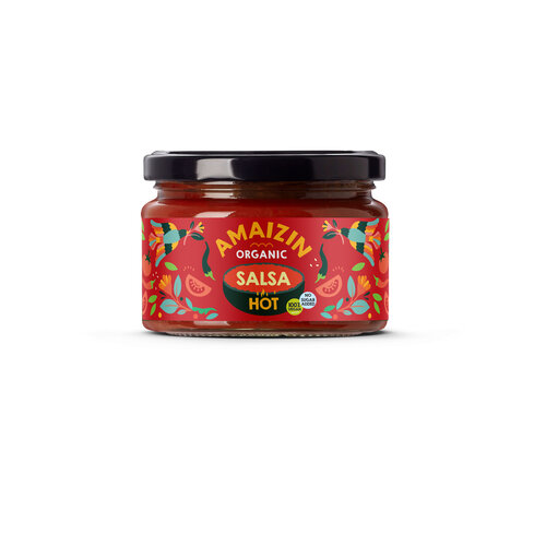 Amaizin Hot Salsa Chip Dip Biologisch - Glutenvrij