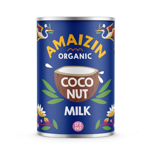 Amaizin Kokosmelk 400 ml Biologisch - Glutenvrij