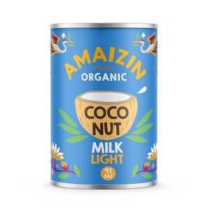 Amaizin Kokosmelk Light 400ml Biologisch - Glutenvrij