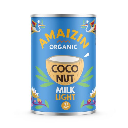 Amaizin Kokosmelk Light 400ml Biologisch - Glutenvrij