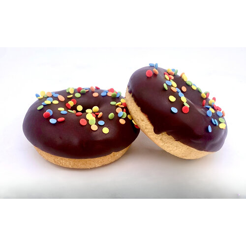I am Gluten Free Chocolade Donuts met Confetti 2 stuks - Glutenvrij