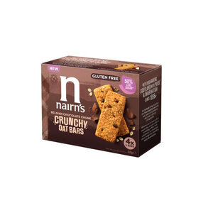 Nairn's Belgian Chocolate Chunks Crunchy Oat Bars  - Glutenvrij (THT 18-3-2026)