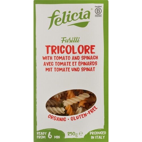 Felicia Tricolore Fusilli - Glutenvrij