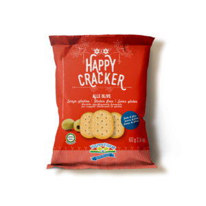 Happy Farm Crackers Olijf - Glutenvrij (THT 28-9-2026) Happy Farm Crackers Olijf - Glutenvrij (THT 28-9-2026)