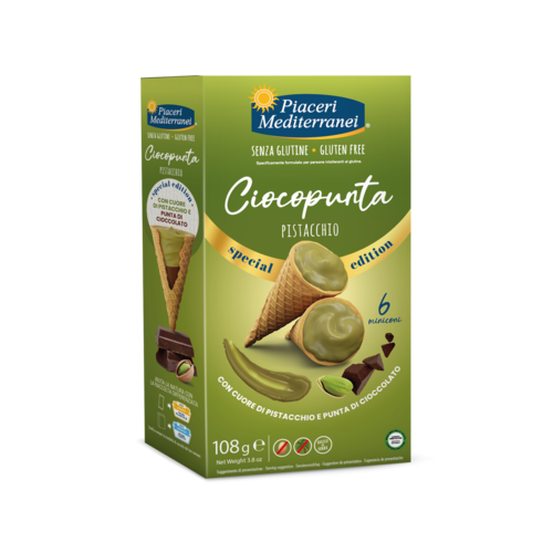 Piaceri Mediterranei Ciocopunta Pistacchio - Glutenvrij