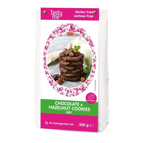 Tasty Me Chocolade & Hazelnoot Koekjesmix 350g - Glutenvrij