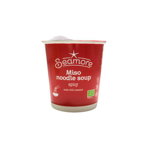 Seamore Miso Noodle Soup Spicy THT 03-2025 - Glutenvrij