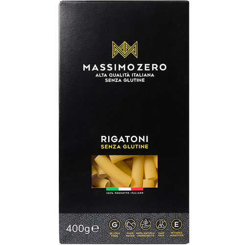 Massimo Zero Rigatoni 400 gram - Glutenvrij