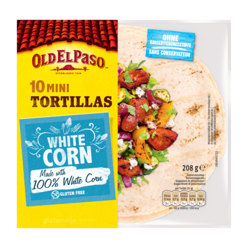 Old El Paso Mini Tortilla's 10 stuks - Glutenvrij