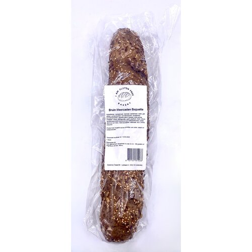 I am Gluten Free Bruin Meerzaden Baguette - Glutenvrij