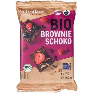 Schnitzer Chocolade Brownie Biologisch THT 22-03-2025 - Glutenvrij
