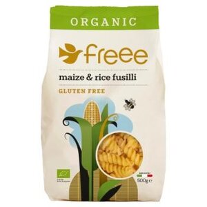 Doves Farm Maïs en Rijst Pasta Fusilli Biologisch 500 gram - Glutenvrij