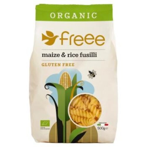 Doves Farm Mais & Rijst Pasta Fusilli Biologisch 500 gram - Glutenvrij