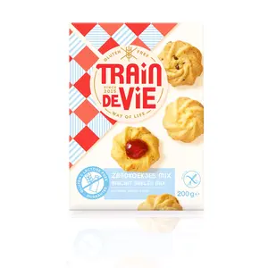 Traindevie Zandkoekjes - Glutenvrij (THT 29-1-2026) Traindevie Zandkoekjes - Glutenvrij (THT 29-1-2026)