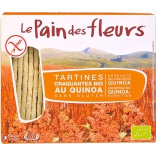 Le Pain des Fleurs Krokante Crackers Quinoa Biologisch - Glutenvrij