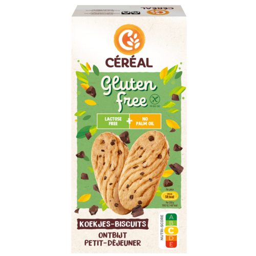 Cereal Ontbijtkoekjes met Chocolade - Glutenvrij