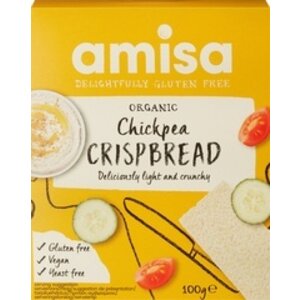 Amisa Kikkererwtencrackers - Glutenvrij Amisa Kikkererwtencrackers - Glutenvrij