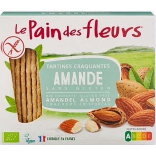 Le Pain des Fleurs Amandel Crackers - Glutenvrij