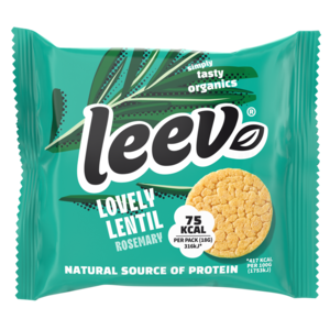 Leev Proteïne Rozemarijn Linzenwafels 1x2 stuks Biologisch THT  09-07-2025 - Glutenvrij