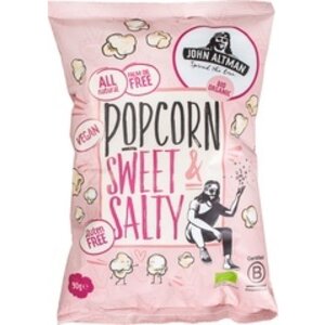 John Altman Popcorn Sweet & Salty - Glutenvrij (THT 7-11-2026) John Altman Popcorn Sweet & Salty - Glutenvrij (THT 7-11-2026)