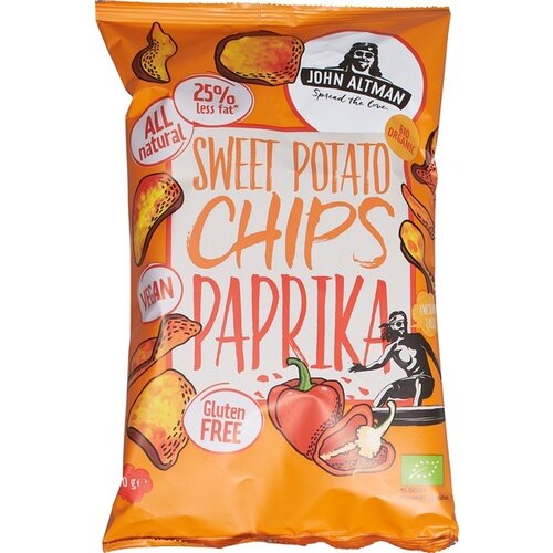 John Altman Zoete Aardappelchips Paprika - Glutenvrij