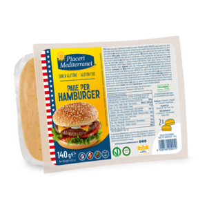 Piaceri Mediterranei Hamburgerbroodjes 2 stuks - Glutenvrij
