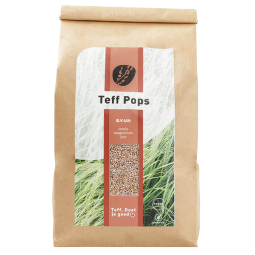 Dijksterhuis Teffvolkoren Teff Pops 280g - Glutenvrij Dijksterhuis Teffvolkoren Teff Pops 280g - Glutenvrij