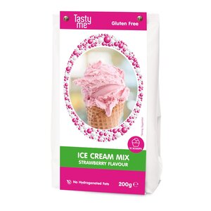 Tasty Me IJsmix Aardbei 200g - Glutenvrij