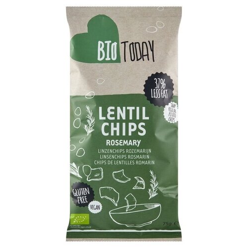 Bio Today Linzenchips Rozemarijn THT 12-08-2025 - Glutenvrij Bio Today Linzenchips Rozemarijn THT 12-08-2025 - Glutenvrij