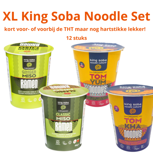 King Soba XL King Soba Noodle Set 12st THT 11-2023 - Glutenvrij
