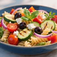 Recept: Zomerse salade met glutenvrije pasta