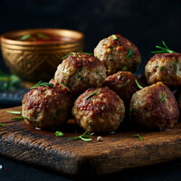 Gehaktballetjes met glutenvrij paneermeel