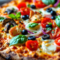 Glutenvrije pizza met bloemkoolbodem