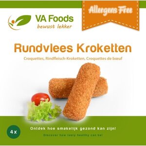 VA Foods/NOMM'it Rundvleeskroketten 4 Stuks - Glutenvrij
