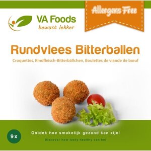 VA Foods/NOMM'it Rundvlees Bitterballen 9 Stuks - Glutenvrij