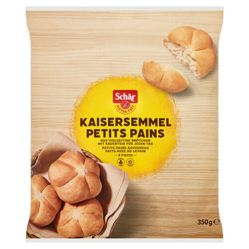 Schär Kaiserbroodjes (kaisersemmel) - Glutenvrij Schär Kaiserbroodjes (kaisersemmel) - Glutenvrij