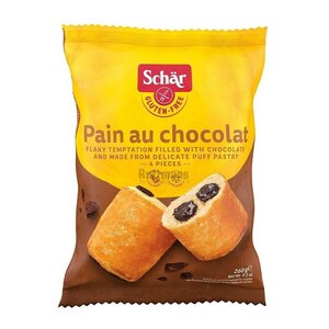 Schär Chocoladebroodjes 4 Stuks - Glutenvrij Schär Chocoladebroodjes 4 Stuks - Glutenvrij