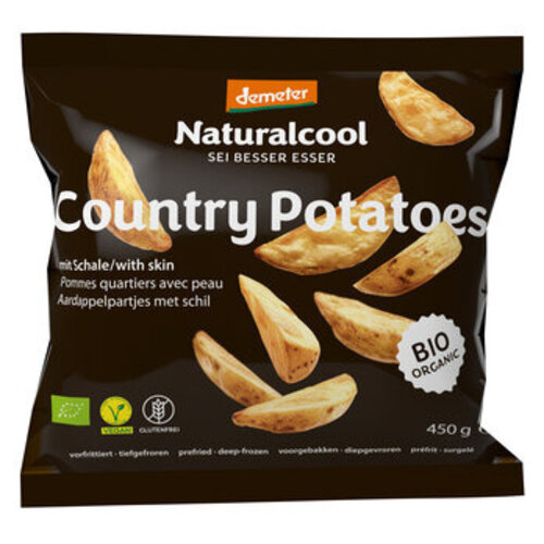 Natural Cool Aardappelpartjes met Schil Biologisch - Glutenvrij