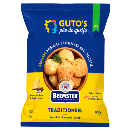 Guto's Small Size Braziliaanse Kaasbroodjes (Pão de Queijo) 600 gram - Glutenvrij
