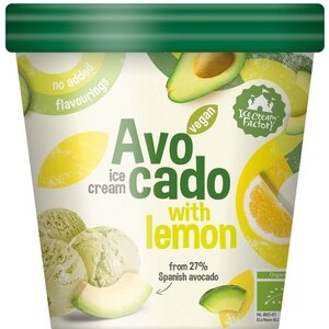 Ice Cream Factory Avocado Met Citroen IJs Biologisch - Glutenvrij